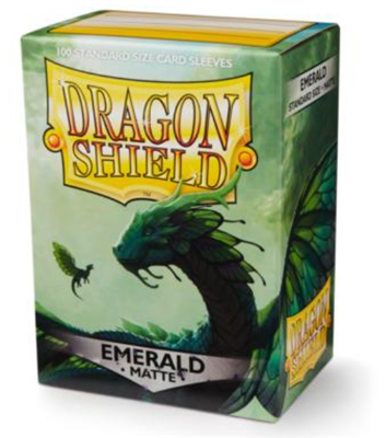 Dragon Shield 100 Matte Sleeves - Emerald