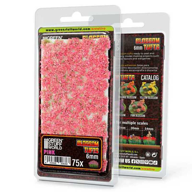 Blossom Tufts - 6mm - Pink Flowers - Green Stuff World