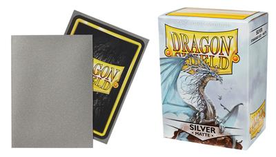 Dragon Shield 100 Matte Sleeves - Silver