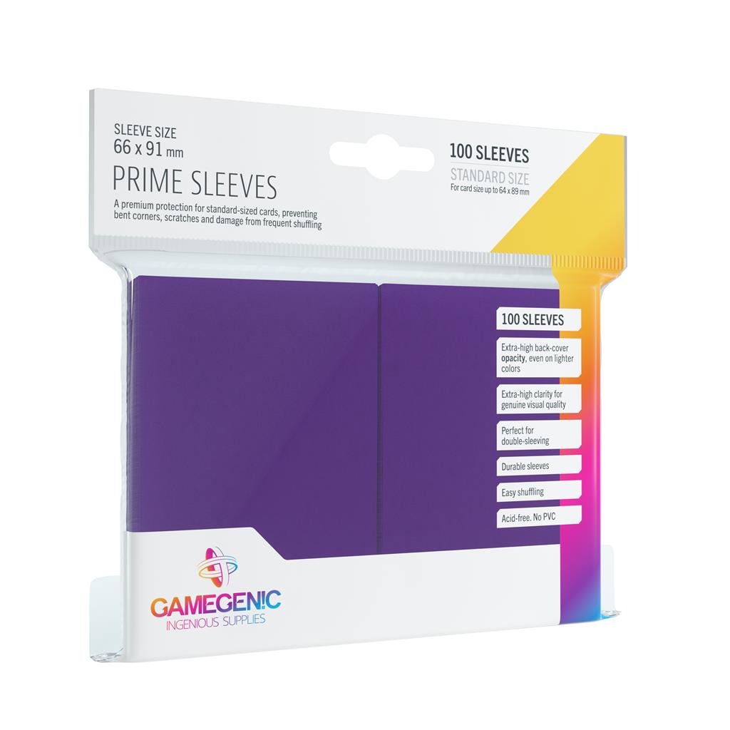 GameGenic - Prime Sleeves Purple (100 sleeves)