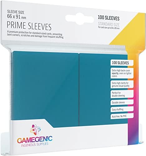 GameGenic- Matte prime sleeves blue (100 Sleeves)