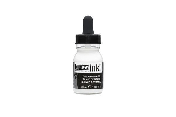 LIQUITEX Prof Acrylic Ink 30Ml Titanium White 432