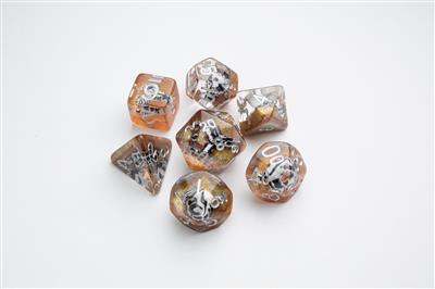 Gamegenic - Embraced Series - Death Valley  - RPG Dice Set (7pcs)