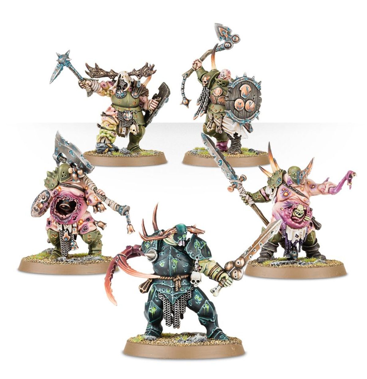 Warhammer Age of Sigmar - Maggotkin of Nurgle: Putrid Blightkings