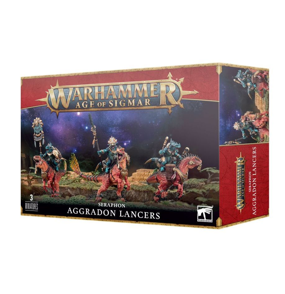 Warhammer Age of Sigmar - Seraphon: Aggradon Lancers