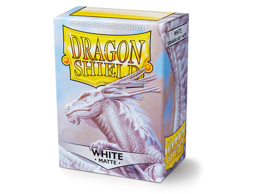 Dragon Shield 100 Matte Sleeves - White