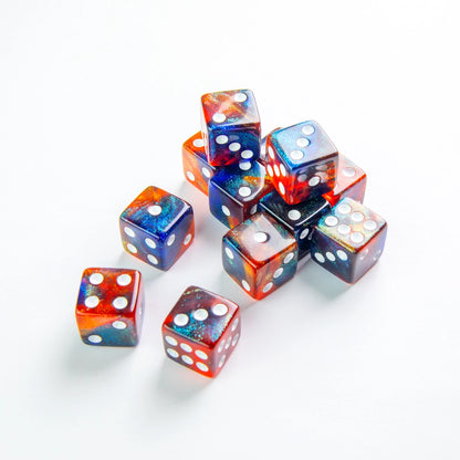 Gamegenic - Galaxy Series - Mars  - D6 Dice Set 16 mm (12 pcs)