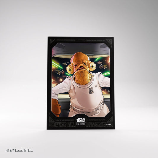 Gamegenic - Star Wars: Unlimited Art Sleeves - Admiral Ackbar