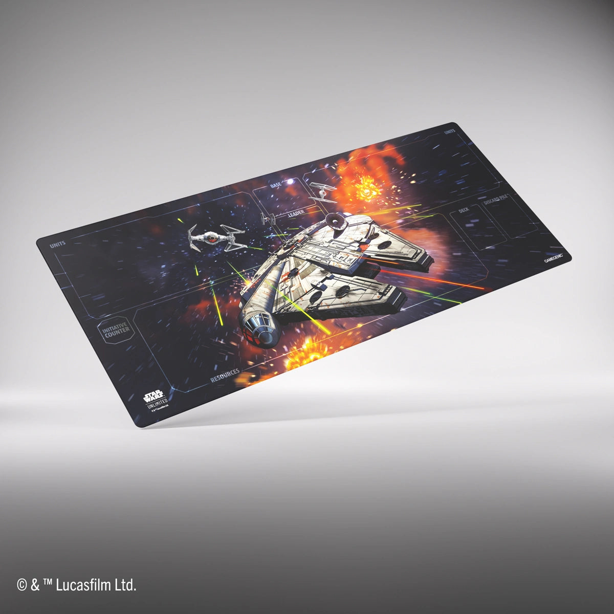 Gamegenic - Star Wars: Unlimited Xtra-Wide Game Mat - Millenium Falcon