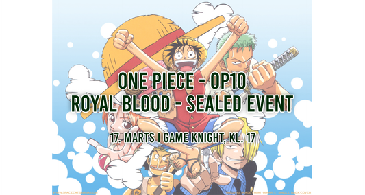 One Piece - OP-10 Sealed Event - 17. marts kl. 17