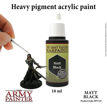 Warpaints Acrylic: Matt Black - Army Painter