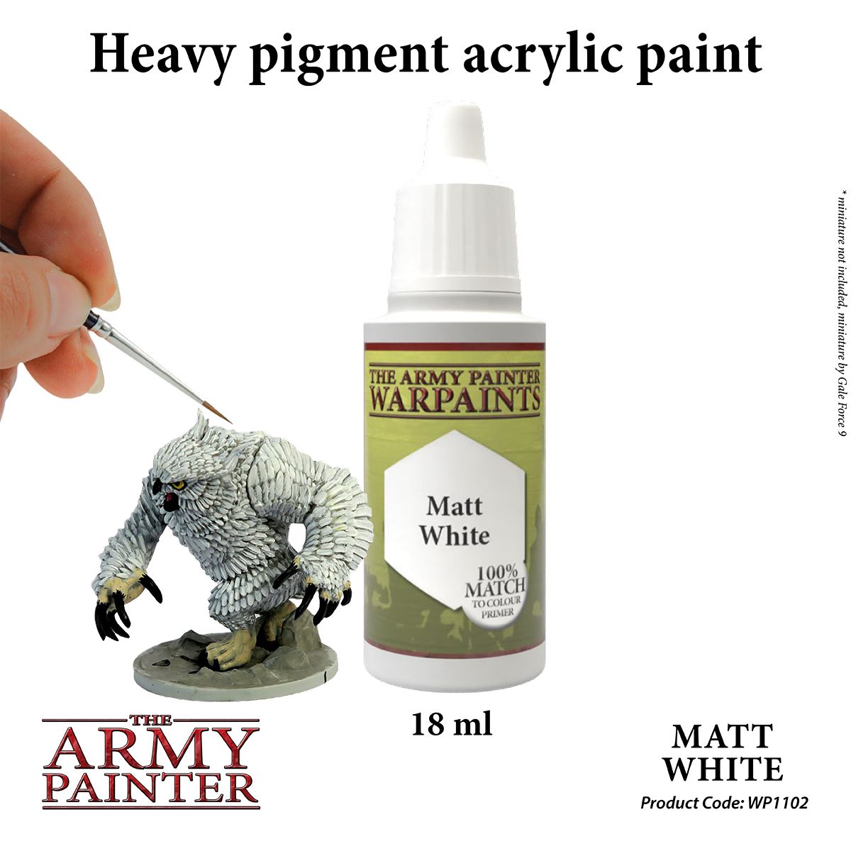Warpaints Acrylic: Matt White - Army Painter