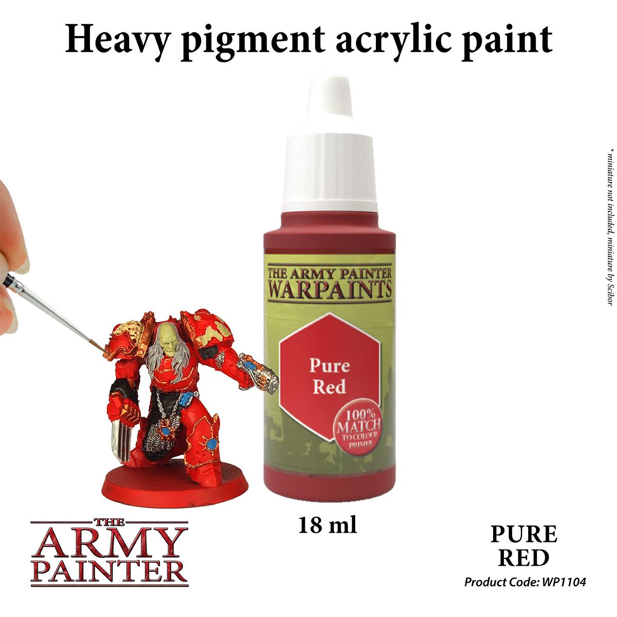 Warpaints Acrylic: Pure Red - Army Painter