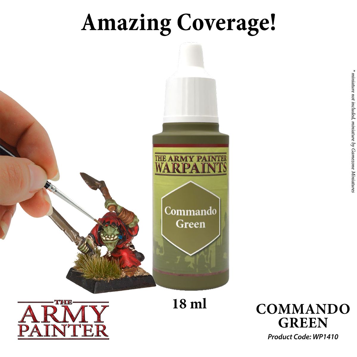 Warpaints Acrylic: Commando Green - Army Painter