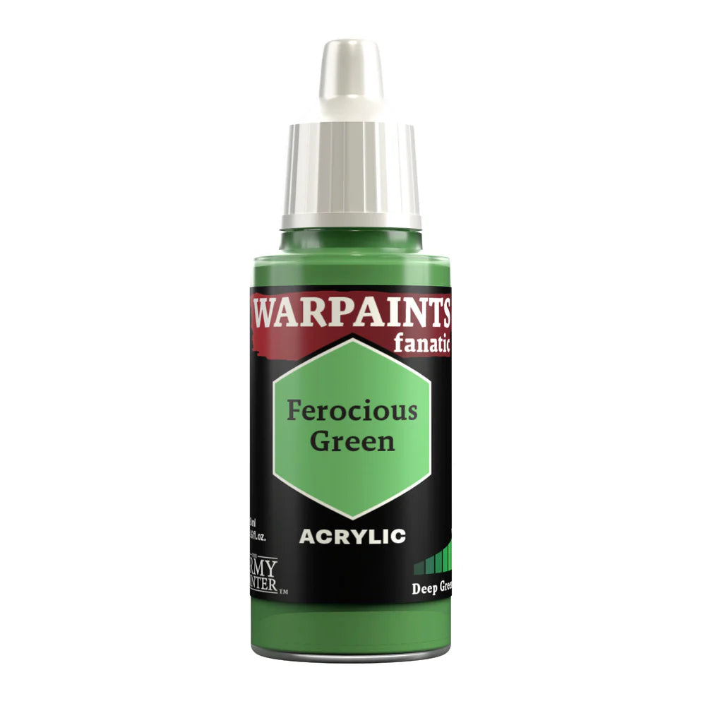 Warpaints Fanatic Acrylic - Ferocious Green - Army Painter