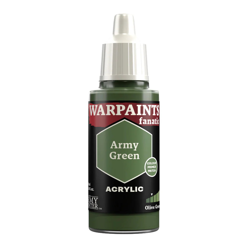 Warpaints Fanatic Acrylic - Army Green - Army Painter