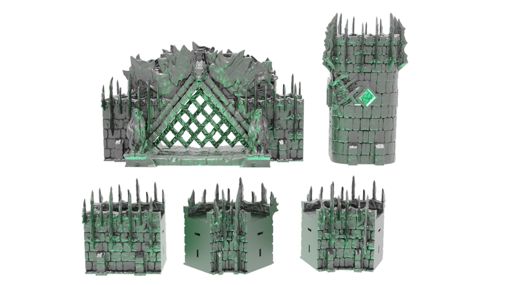 Modular Walls and Gate ~ Kingdom of Azragor