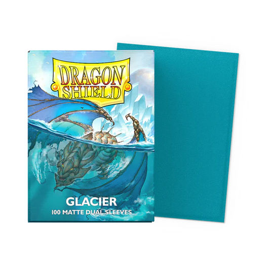 Dragon Shield 100 Matte Dual Sleeves - Glacier