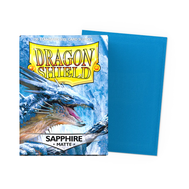 Dragon Shield 100 Matte Sleeves - Sapphire