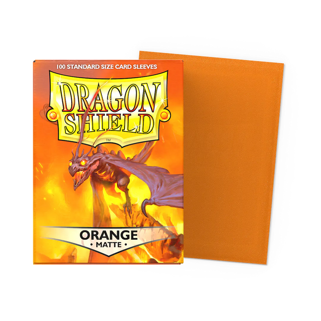 Dragon Shield 100 Matte Sleeves - Orange