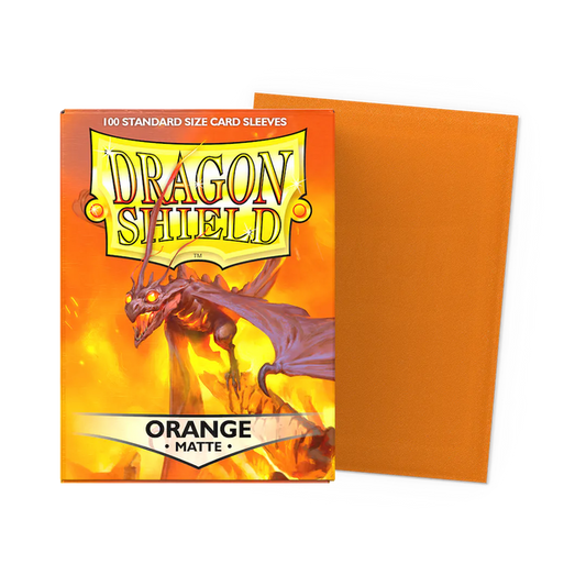 Dragon Shield 100 Matte Sleeves - Orange