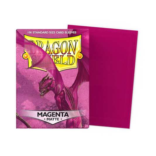 Dragon Shield 100 Matte Sleeves - Magenta