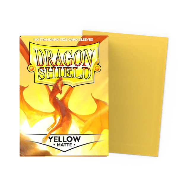 Dragon Shield 100 Matte Sleeves - Yellow
