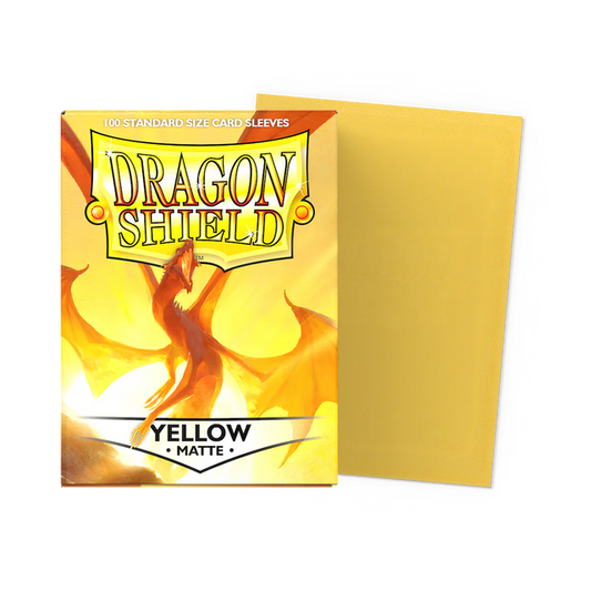 Dragon Shield 100 Matte Sleeves - Yellow
