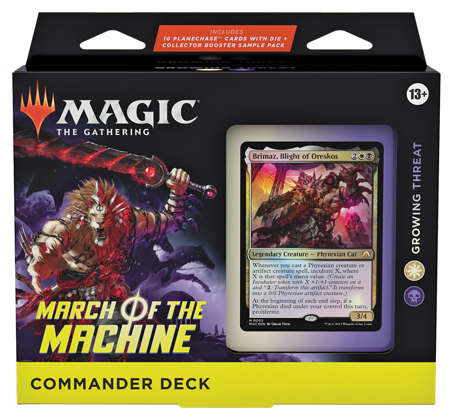 March of the machine commander deck: Growing Threat