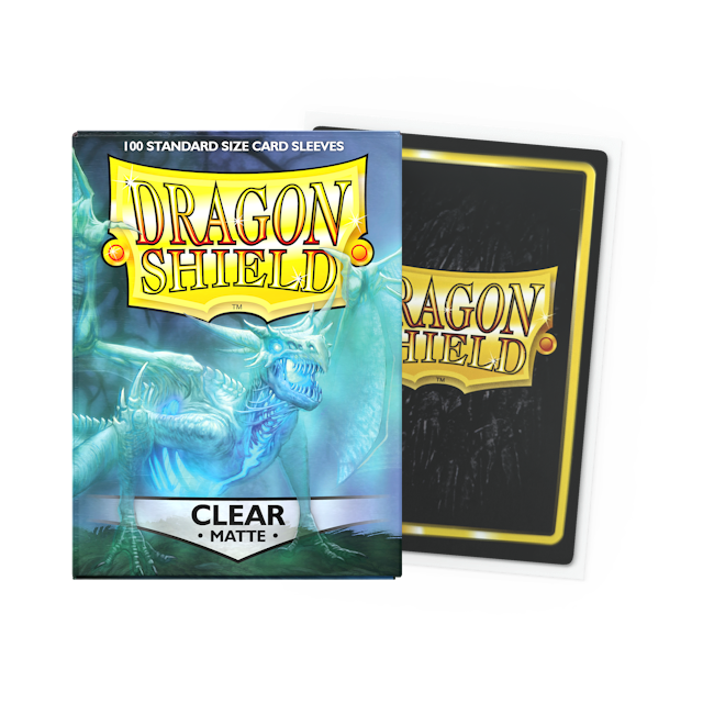 Dragon Shield 100 Matte Sleeves - Clear