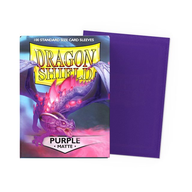 Dragon Shield 100 Matte Sleeves - Purple