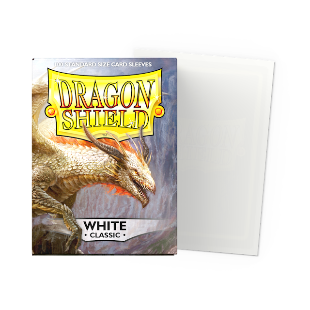 Dragon Shield 100 Classic Sleeves - White