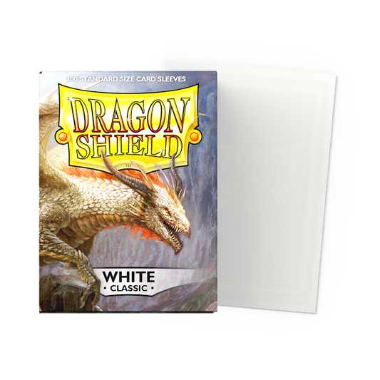 Dragon Shield 100 Classic Sleeves - White