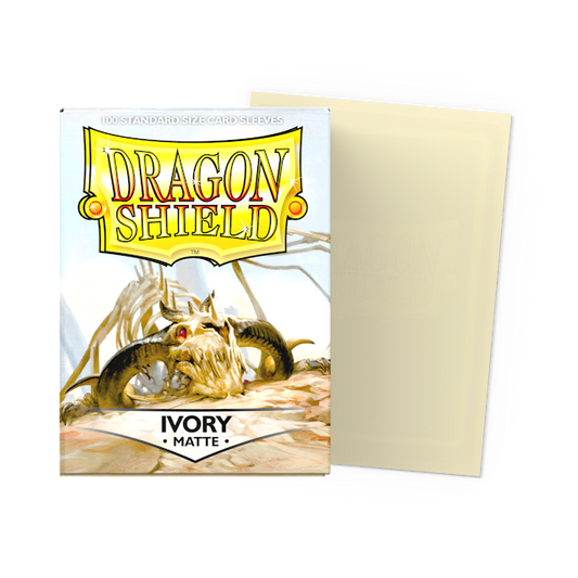 Dragon Shield 100 Matte Sleeves - Ivory
