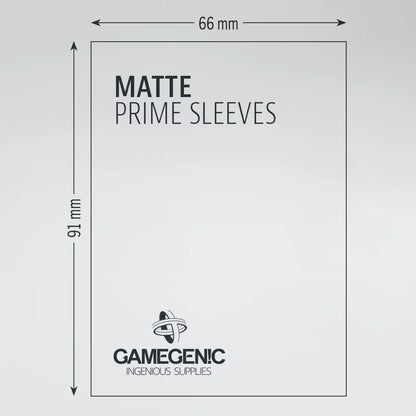 GameGenic - Matte Prime Sleeves White (100 Sleeves)