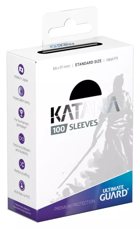 Ultimate Guard 100 Ideal-Fit Katana Sleeves - Black