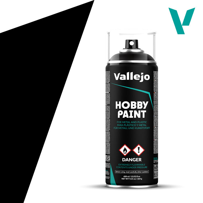 Vallejo Hobby Paint Spray - Black