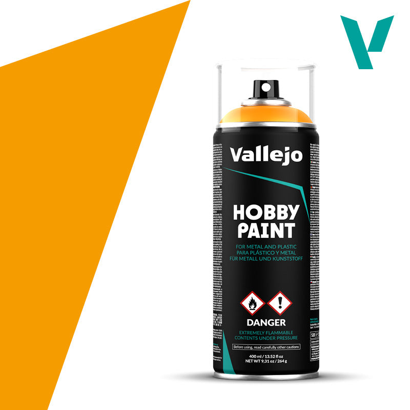 Vallejo Hobby Paint Spray - Sun Yellow