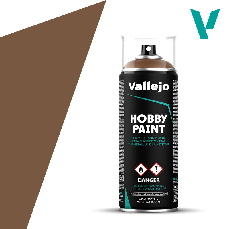 Vallejo Hobby Paint Spray - Beasty Brown