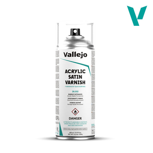 Vallejo Hobby Paint Spray - Acrylic Satin Spray Varnish