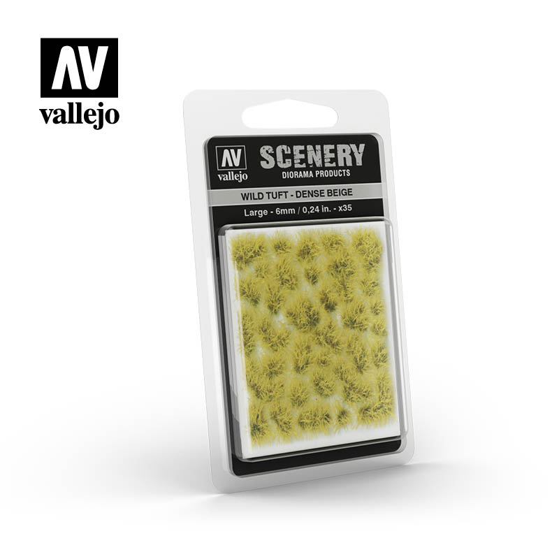 Wild Tuft : Dense Beige Large - Scenery Diorama Products - Vallejo