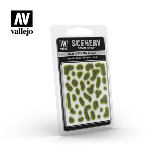 Wild Tuft : Dry Green S - Scenery Diorama Products - Vallejo