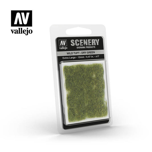 Wild Tuft : Dry Green XL - Scenery Diorama Products - Vallejo