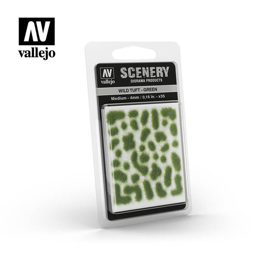 Wild Tuft : Green M - Scenery Diorama Products - Vallejo