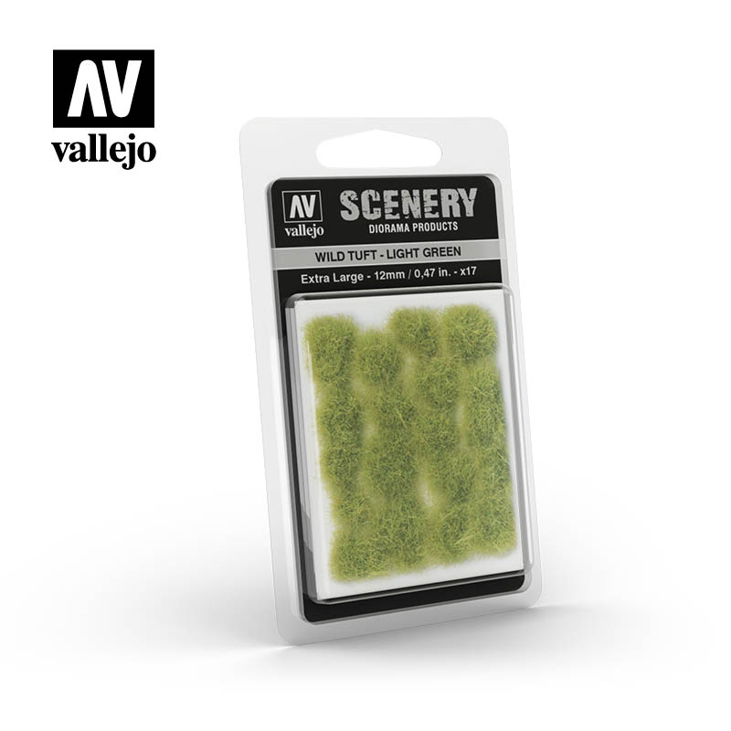 Wild Tuft : Light Green XL - Scenery Diorama Products - Vallejo