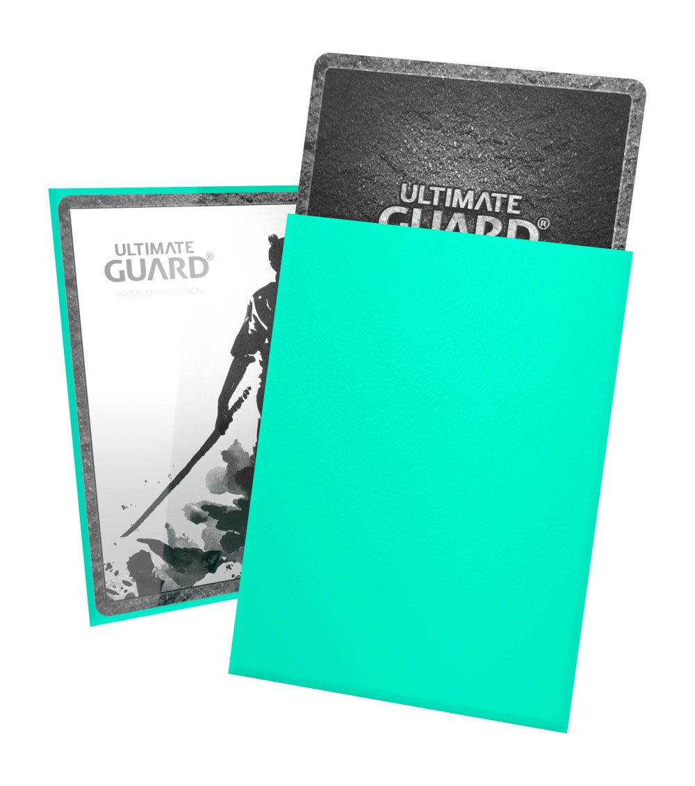 Katana Sleeves Standard Size Turquoise (100) - Ultimate guard